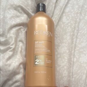 Redken All Soft Shampoo - Gold Bottle